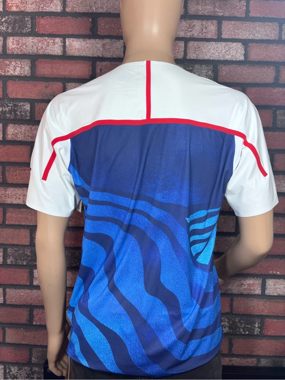 The North Face Summit Series Comp Tee FRANCE Men’s Size S NWT Blue White